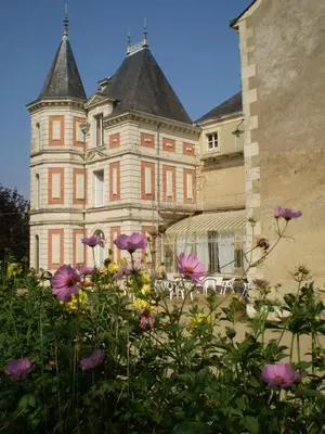 Jardin de l'établissement Chambre au château de Grésillon