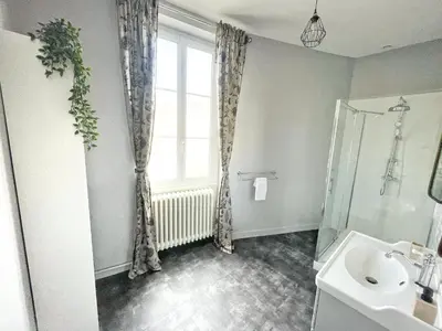 Salle de bains dans l'établissement La Maison Voyage Bed and Breakfast