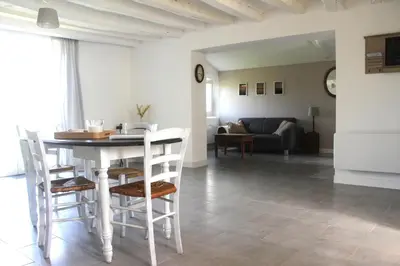 Coin salon dans l'établissement Gîte AnjouLoire