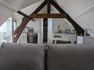 Cuisine ou kitchenette dans l'établissement Appartement - Vendôme