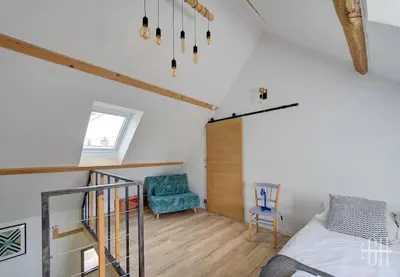 Un ou plusieurs lits dans un hébergement de l'établissement L'escapade / Maison de campagne