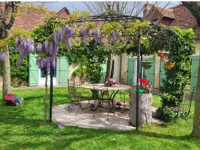 Jardin de l'établissement La ferme du bonheur