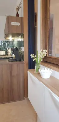 Cuisine ou kitchenette dans l'établissement Un Nid en Sologne