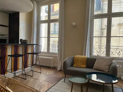 Coin salon dans l'établissement Une escapade au cœur de Tours