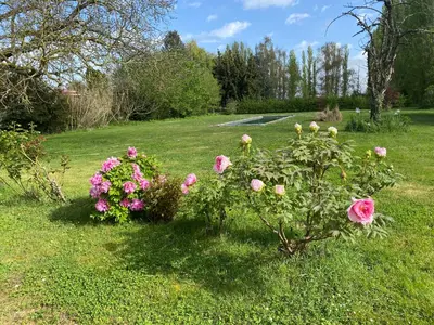 Jardin de l'établissement Le gîte du Bois de Sanzay