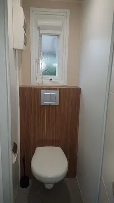 Salle de bains dans l'établissement Mobil-home 3ch, 2 sdbwc, tout confort camping les allais Trogues