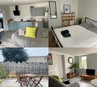 Coin salon dans l'établissement Le petite maison de la Motte