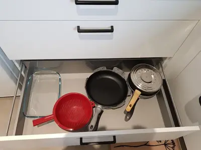 Cuisine ou kitchenette dans l'établissement Maison de campagne à la ville