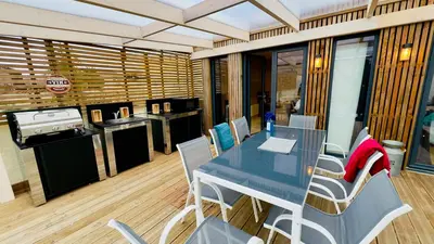 Cuisine ou kitchenette dans l'établissement Le 627