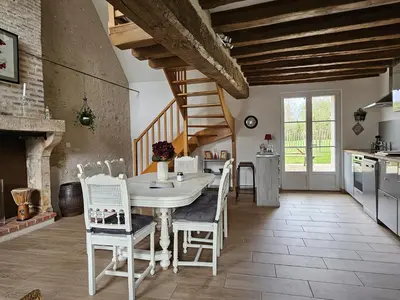 Cuisine ou kitchenette dans l'établissement La petite Touche