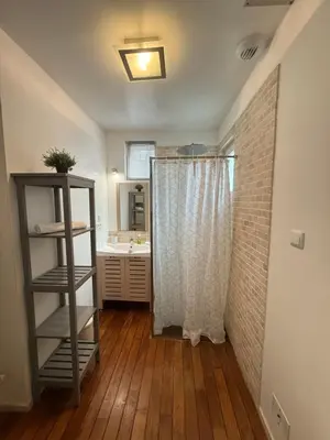 Cuisine ou kitchenette dans l'établissement ARAGO1 - Appartement Tours centre sur jardin