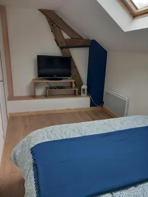 Télévision ou salle de divertissement dans l'établissement La grange