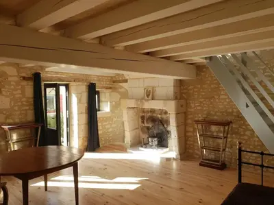 Plan de l'établissement Guest house champêtre et lumineuse en tuffeau