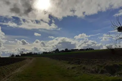 Paysage naturel près de la maison de vacances
