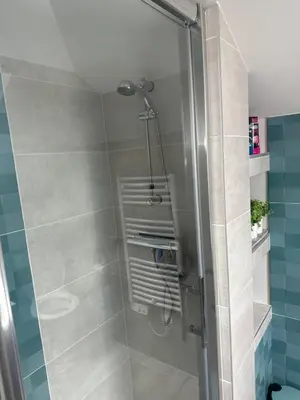 Salle de bains dans l'établissement Le zen