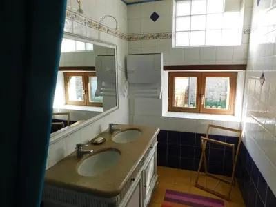 Cuisine ou kitchenette dans l'établissement Gîte de l'école