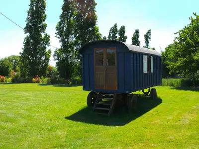 Jardin de l'établissement Maison Champêtre Restaurée avec WIFI et Cheminées - FR-1-491-369
