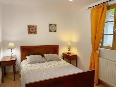 Un ou plusieurs lits dans un hébergement de l'établissement Gîte tout inclus près de Blois avec jardin, idéal familles, proche châteaux de la Loire - FR-1-491-430