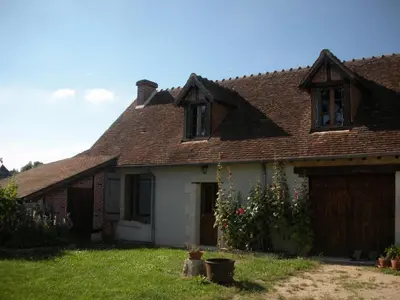 Jardin de l'établissement Gîte de charme avec jardin clos et animaux acceptés - FR-1-491-440
