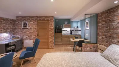 Cuisine ou kitchenette dans l'établissement L'Atelier Haute Couture
