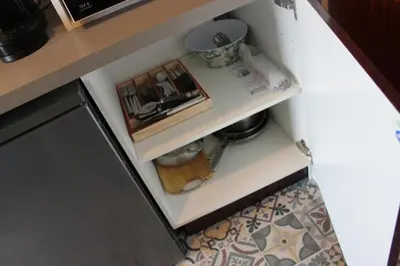 Cuisine ou kitchenette dans l'établissement Studio Le Cosy