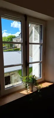 Balcon ou terrasse dans l'établissement La Bicyclette - Chambres d'hôtes