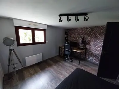 Télévision ou salle de divertissement dans l'établissement Chez Alex & Mat