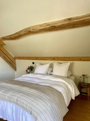 Un ou plusieurs lits dans un hébergement de l'établissement EDDA Country House - Val de Loire