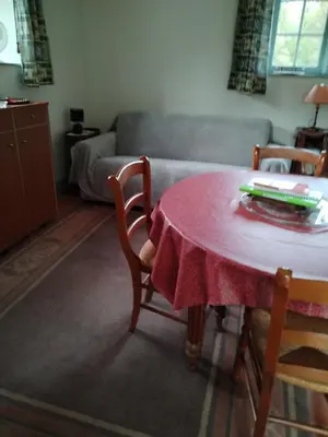 Coin salon dans l'établissement Maison d'hôtes