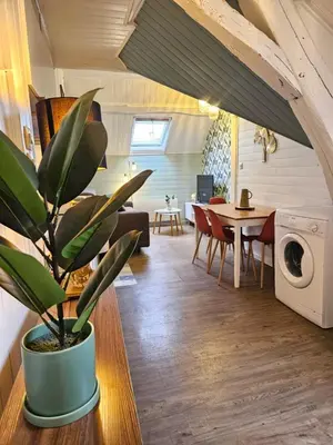 Coin salon dans l'établissement T2 Ctre ville Fibre proche Beauval