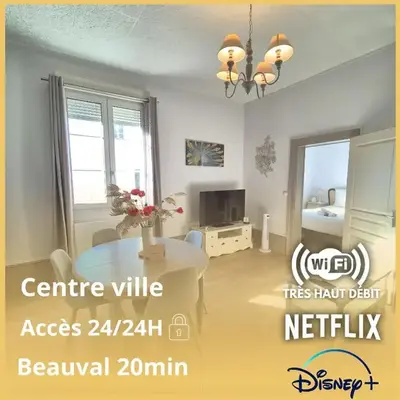 T2 Ctre ville Fibre proche Beauval