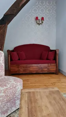 Coin salon dans l'établissement Le Plessis BBB