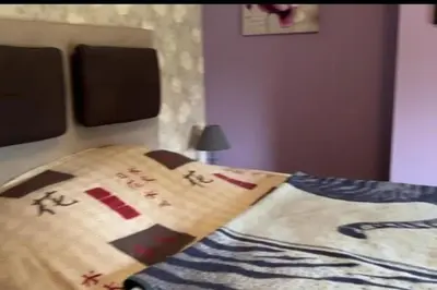 Un ou plusieurs lits dans un hébergement de l'établissement Belle maison sur Val de Loire