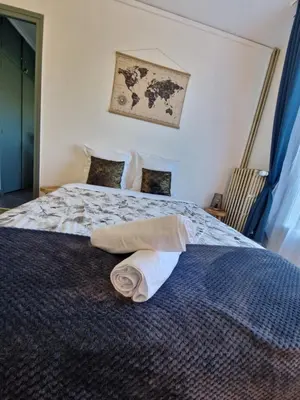 Un ou plusieurs lits dans un hébergement de l'établissement Suite des Lices à 2 minutes de la Gare- Chateau de blois - Suite des Lices 2 minutes from train station - Chateau de Blois