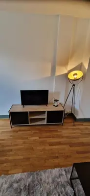Télévision ou salle de divertissement dans l'établissement Suite des Lices à 2 minutes de la Gare- Chateau de blois - Suite des Lices 2 minutes from train station - Chateau de Blois