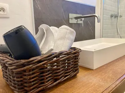 Salle de bains dans l'établissement Maison 3 chambres face à la Cathédrale