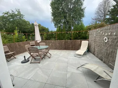 Balcon ou terrasse dans l'établissement Maison d Angele 4 chambres