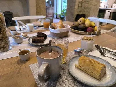 Nourriture dans le B&B/chambre d'hôtes ou à proximité