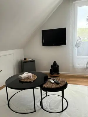 Télévision ou salle de divertissement dans l'établissement LE 911