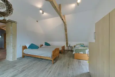 Un ou plusieurs lits dans un hébergement de l'établissement La Cassine - Maison du 18e siècle