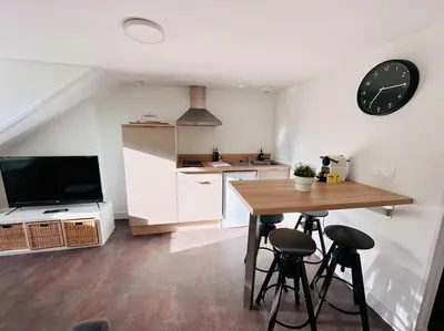 Cuisine ou kitchenette dans l'établissement Lakanal 10 - Appart Prébendes Tours