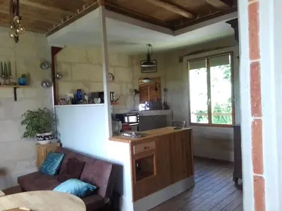 Cuisine ou kitchenette dans l'établissement Loft Bellevue
