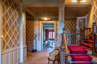 Coin salon dans l'établissement Séjour d'exception, charme, histoire sud Touraine