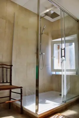 Salle de bains dans l'établissement Le Clos de l'Authion