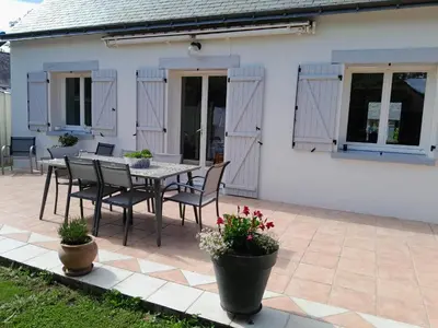 Balcon ou terrasse dans l'établissement Chambre d'hôte bord de Loire