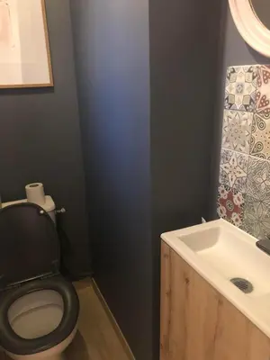Salle de bains dans l'établissement Saint Barthélémy Family Besnard