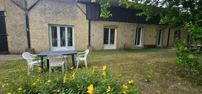 Jardin de l'établissement Le haras de gus et lulu