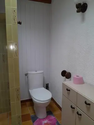 Salle de bains dans l'établissement Gîte au cœur des châteaux de la loire