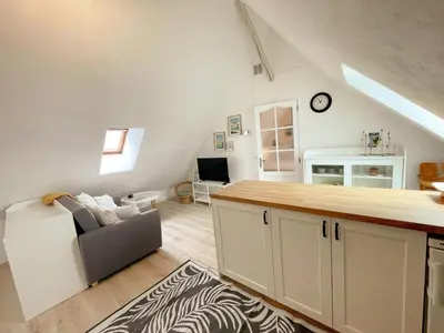 Cuisine ou kitchenette dans l'établissement Gîte tout confort près des châteaux de la Loire avec jardin privé et borne de recharge électrique - FR-1-381-583