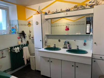 Cuisine ou kitchenette dans l'établissement Au repos du Lezard , Reves Vénitiens